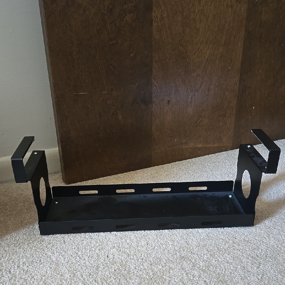Black Metal Wall Shelf